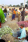 Khajuraho village - the market 